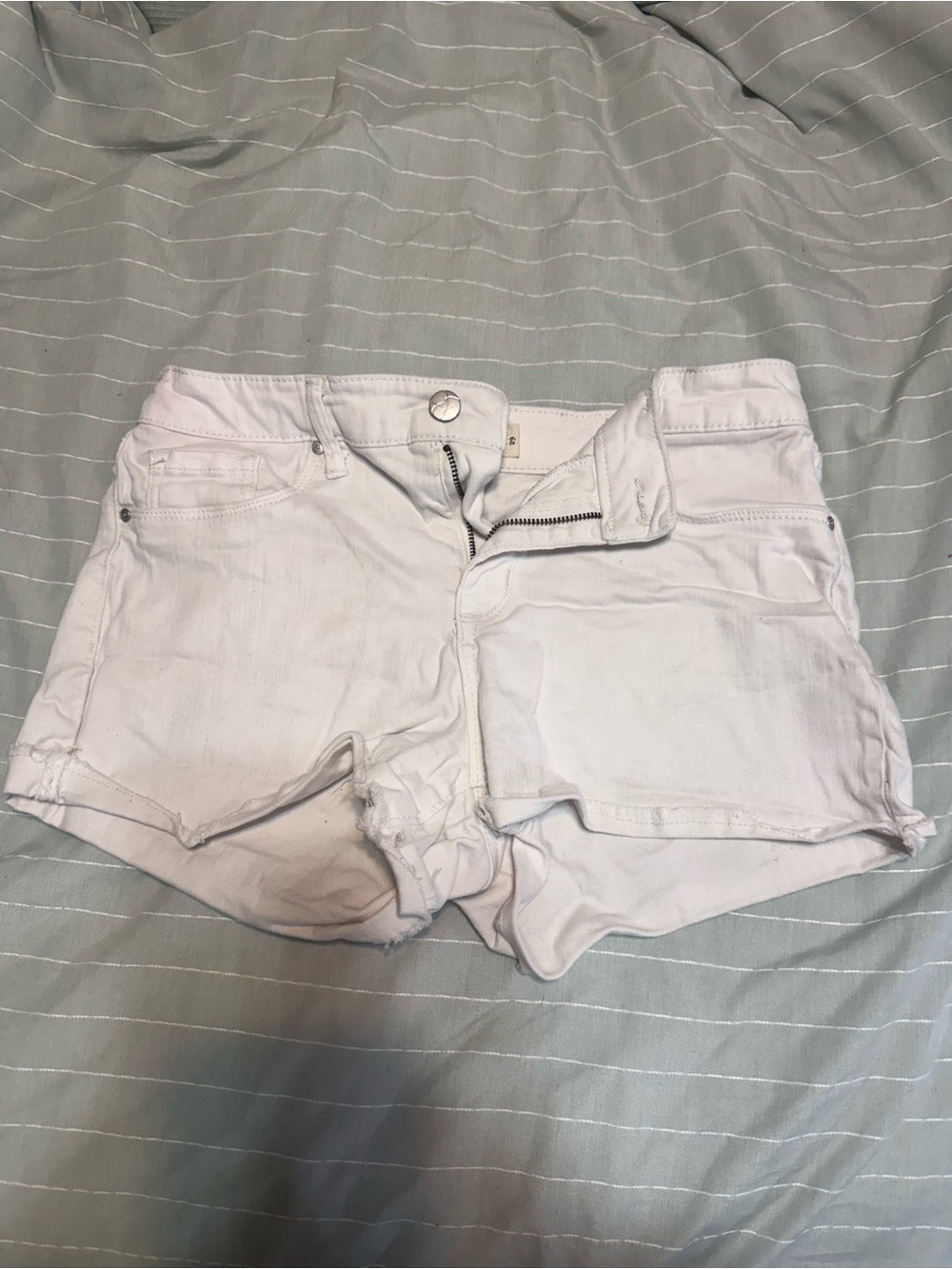 Jessica Simpson White Denim Cutoff Shorts